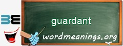 WordMeaning blackboard for guardant
